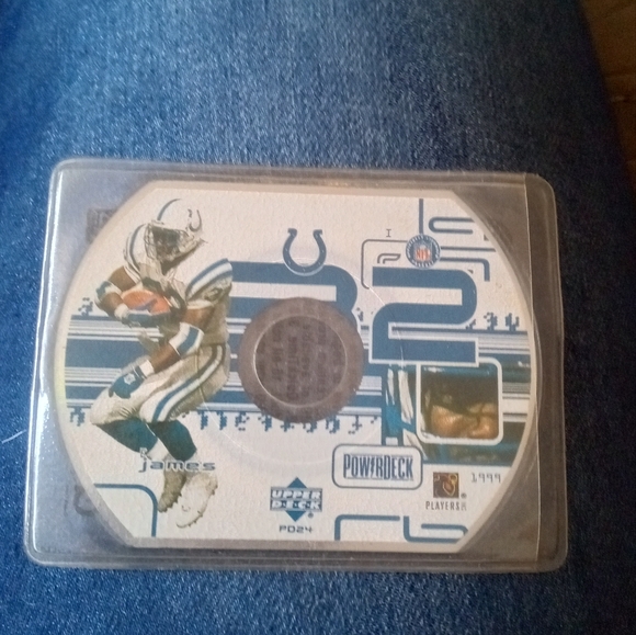 Edgerrin James 1999 Upper Deck PowerDeck Playing CD ROOKIE!Colts RB RC GOAT - Picture 1 of 1